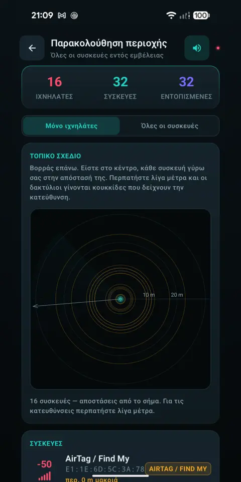 Τοπικό σχέδιο — trackersAnywhere