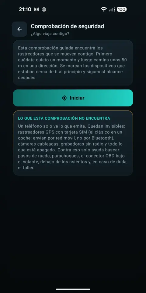 Comprobación de seguridad — trackersAnywhere
