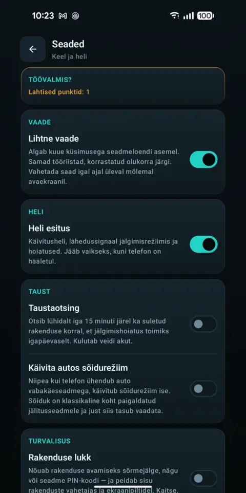 Seaded — trackersAnywhere