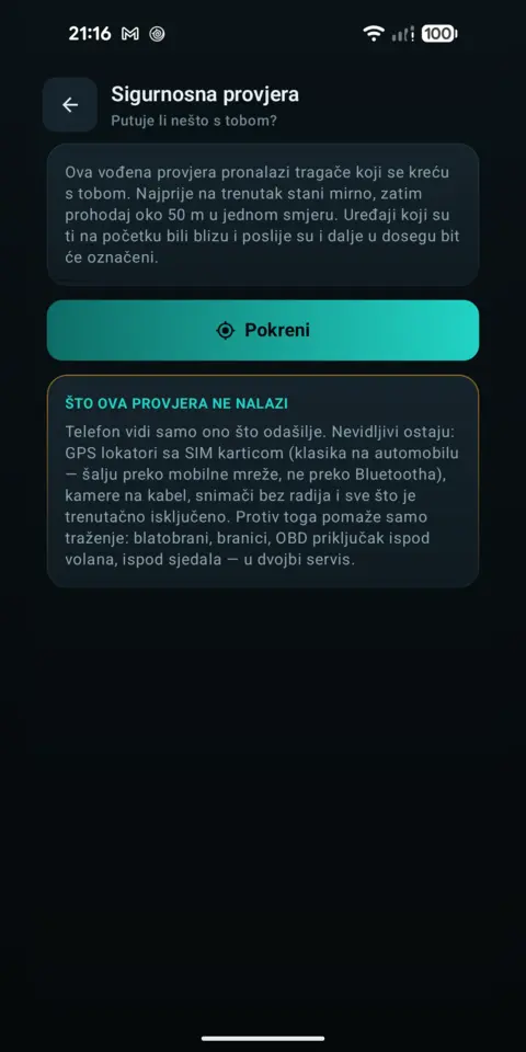 Sigurnosna provjera — trackersAnywhere