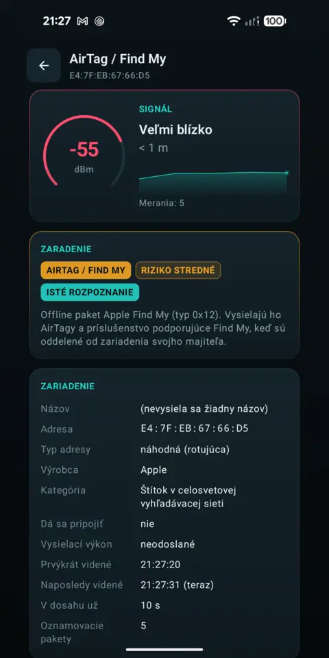 Zaradenie — trackersAnywhere